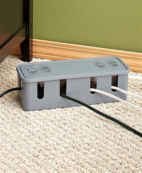 box for electrical cords|cable management box wall mount.